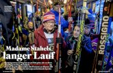 Madame Stahels langer Lauf - Gueti Gschichte · 2018. 6. 23. · Sogar ein Zielfoto existiert: die 31-jährige Françoise, lachend, mit offenem Haar, gwaggliger Hal-tung, klotzigen