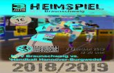 Hallenheft MTV Braunschweig Handball Ausgabe 9 Inh...Nr. Name Pos. Tore/davon 7m Geb. 2 Felix Geier LA 4 25.07.95 4 Marko Karaula RL/RM 104/5 15.10.96 5 Kamil Pedryc KM 7 30.05.95