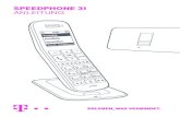 SPEEDPHONE 31 ANLEITUNG - Deutsche Telekom · 3. Drücken Sie die Anmelden-Taste an Ihrem Speedport oder der Basis für drei Sekunden. Drücken Sie „Weiter“ auf Ihrem Speedphone.