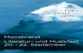 Moosbrand Literatur- und Musikfest 20. – 22. September...Johann Sebastian Bach, Heinrich Ignaz Franz Biber, György Kurtág Maya Homburger, Violine Barry Guy, Bass 30 € / erm.