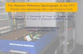 Leibniz-Institut fuer Sonnenphysik (KIS): KIS · 2014. 11. 26. · Title: The Absolute Reference Spectrograph at the VTT - Precision Solar Spectroscopy with a Laser Frequency Comb