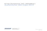 Ernst Schweizer AG , Metallbau : Ausführlicher GRI -Index 2014 · 2015. 11. 27. · Die Nachhaltigke itsberichterstattung zum Geschäftsjahr 201 4 der Ernst Schweizer AG , Metallbau