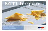 MTUreport...MTUreport Beständigkeit, Veränderung, Aufbruch Ein Kreislauf, der uns überall begegnet Sportlich in die Zukunft Interview mit dem neuen Vorstandsvorsitzenden Dauerlauf