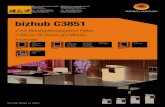 bizhub C3851 - Mittermeier & Ungelenk GmbH · 2017. 3. 30. · EK-P05 USB-HOST-BOARD INKL. BLUETOOTH EK-P06 TASTATUR-HALTERUNG ... DK-P03 Papierkassette (500 Blatt) PF-P13 Papierkassette