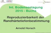Int. Bodenseetagung 2015 - Buchs Reproduzierbarkeit der ... â€¢ISO/DIS 18203 Steels - Determination