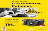 25. und 26. Mai Düsseldorfer FototageCanon EOS 80D 24 Megapixel Auflösung und erstklassige Fotos und Videos in vielfältigen Aufnahmesituationen. UVP* 1.339,– 969,– Preis nach