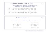Zahlen ordnen – ZR 1 000 1 - lehrerweb · 2020. 6. 25. · erstellt von Edda Sterl-Klemm für den Wiener Bildungsserver - - Zahlen ordnen – ZR 1 000 1 Ordne folgende Zahlen der
