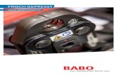BABO - FRISCH GEPRESST. · 2021. 2. 3. · Das BABO PRESS° Edelstahl System findet seinen Einsatzbereich sowohl in der Hausinstallation als auch im industriellen Bereich. Für formstabile,