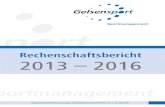 Rechenschaftsbericht 2013 2016 - Gelsensport · 2018. 4. 5. · Seite 18 links, Seite 19 rechts, Seite 27: Gerd Kaemper Seite 32: Stadt Gelsenkirchen Seite 33: Braczko Fotografie