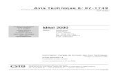 Idéal 2000 · prévues par le document FD P20-201 (Mémento du DTU 36-1et 37-1) en fonction de leur exposition et dans les situations pour lesquelles la méthode A de l’essai d’étanchéité