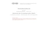 Modulhandbuch - uni-halle.de · 2013. 9. 13. · Landeskunde im DaF-Unterricht - Manifestationsformen von Kultur im sprachlichen Handeln - Kulturbegriff des Faches DaF einschließlich