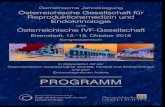 ÖGRM 2016 Programm A5 - IVF Gesellschaft · 2018. 10. 9. · Gemeinsame Jahrestagung Österreichische Gesellschaft für Reproduktionsmedizin und Endokrinologie und Österreichische