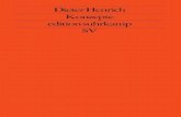 Suhrkamp Verlag · 2019. 7. 12. · Dieter Henrich, Jahrgang 1927, lehrt seit 198 I Philosophie in Mün chen. Buchveröffentlichungen: Die Einheit der Wissenschaftslehre Max Webers