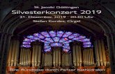 St. Jacobi Göttingen Silvesterkonzert 2019...aus Trois Préludes et fugues, op. 7 (1912) Saint-Vincent-de-Paul · Léon Boëllmann (1862-1897) Prière à Notre Dame aus der Suite