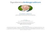 FLORIN WACH - Systems Integration · 2020. 10. 30. · SAP Business Workflow 19+ Jahre Module BC-BMT-WFM, FI, CO, SD, MM-PUR, MM-LOG-INV, HR Zusätzliche Qualifikationen SNI Zertifizierter