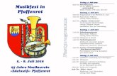 „MUCKASÄCK“ Pfaffenrot · 2019. 6. 19. · 5. - 8. Juli 2019 95 Jahre Musikverein »Edelweiß« Pfaffenrot Musikfest in Pfaffenrot Freitag, 5. Juli 2019 20:00 UhrMVE-Partynacht