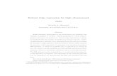 Robust ridge regression for highŒdimensional data · 2010. 12. 26. · with the Supplemental Material. 2 MM estimators for ridge regression To ensure both robustness and e¢ ciency
