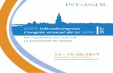 PSY-Kongress 2021 | by organizers.ch - SGPP Jahreskongress 2017 Congrès annuel de la SSPP · 2017. 8. 30. · présentation a soulevé une controverse, que ce soit en matière d’éthique,