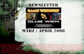 März / April 2008 - HEIM.ATtabletop.heimat.eu/Newsletter.pdf · 2008. 3. 2. · Tyranniden, Tzeentch, Ultramarines, Warhammer, Warhammer Historical, Warhammer Online, das Warhammer-40k-Emblem,