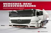 MERCEDES-BENZ- ACHSVERMESSUNG · 2021. 2. 1. · Marke Mercedes-Benz kommt weltweit dieselbe Kamera-technologie zum Einsatz. • Seit 45 Jahren ist Josam ein globaler Lieferant für