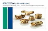 Technischer Katalog 9.0 | Conex Klemmringverschraubungen...EN 1254-2 und DIN 3387 genormt und gehören zur Gruppe der metallisch dichtenden Glattrohrverbindungen. Sie bestehen aus