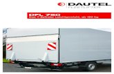 DFL 750 - Dautel · 2019. 2. 22. · DFL 750 Das 4-Zylinder Leichtgewicht, ab 180 kg. Der Transporter ist als Leistungsträger und Arbeitstier Ihr Partner, auf den Sie sich ver-lassen