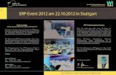 ERP-Event 2012 am 22.10.2012 in ... CVS Ingenieurgesellschaft 11.00-11.30 Uhr Software-Schmiede Vogler
