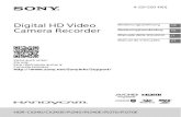 Digital HD Video Bedienungsanleitung DE Camera Recorder...Verwenden des eingebauten Projektors (HDR-PJ240/ PJ240E/PJ270/PJ270E) 1 Drücken Sie die Taste PROJECTOR (Seite 24). 2 Wählen