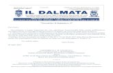 Newsletter Il Dalmata n. 3” Il Dalmata n 3.pdfEgidio Ivetic dell Università di Padova, che è stato il coordinatore scienti co e il curatore dell operazione e ha svolto un attento