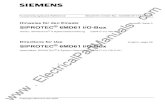 SIPROTEC 6MD61 I/O-Box - ElectricalPartManuals.com · 2011. 8. 19. · Diese Konformität ist das Ergebnis einer Prüfung, die durch die Siemens AG gem ... SIPROTEC ®-Geräte sollen