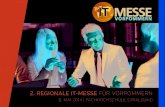 Broschüre IT-Messe 2014it-messe.fh-stralsund.de/files/broschuere_it-messe_2014...2012 – 2014 B. A. Wirtschaftsinformatik / Softwareentwicklung AKTUELL Masterstudium EINE CHANCE