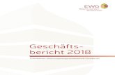 Geschäfts- bericht 2018 - EWG Dresden...wirtschaft konnte ihre Bruttowertschöpfung im Jahr 2018 um 1,1 % auf rund 10,6 % der gesamten Bruttowertschöpfung erhöhen. Obwohl sich der
