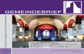 GEMEINDEBRIEF 2012. 11. 28.آ  Gemeindebrief der evangelischen Martin-Luther-Gemeinde-Darmstadt GEMEINDEBRIEF