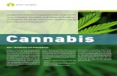 Im Fokus - Cannabis - Addiction Suisse · Zucht von ergiebigeren Ölpflanzen und durch neue Entwicklungen der Pharmaindustrie ist Cannabis als Nutzpflanze heute nur noch ein Nischenprodukt.