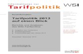 Hans-Böckler-Stiftung Tarifpolitik 2013 · 2020. 1. 30. · Der Anstieg der Verbraucherpreise bleibt in diesem Jahr mit ... werks eine Einigung zur Einführung eines bundesweiten