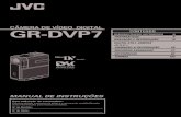 CÂMERA DE VÍDEO DIGITAL GR-DVP7 CONTEÚDO · manual de instruÇÕes cÂmera de vÍdeo digital gr-dvp7 conteÚdo demonstraÇÃo automÁtica 8 preparativosa 1 9 gravaÇÃo e reproduÇÃo