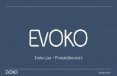 Evoko Liso – Produktübersicht - Hauser · Klar, übersichtlich schnell, intelligent und hilfreich Stressfreie und mühelose Buchen Einfacher als jemals zuvor Nutzen Sie einfach