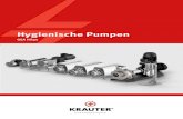 Hygienische Pumpen - Krauter GmbH · 2019. 7. 10. · Zwei Pumpenlinien zur Auswahl Hygienische Pumpen werden in Prozessen eingesetzt, die Pro-dukt und Produktion unmittelbar betreffen.