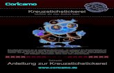 KRS 01 DE - Anleitung zur Kreuzstichstickerei haftu/KRS 01 DE...das Stickgarn von Ariadna (956) und DMC (952). Diese Firmen bieten auch Multicolor-, Neon-, Perlen-, Leinen- und Metallicgarn