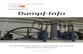 Neunte Ausgabe, Frühling / Sommer 2017 …€¦ · VDW Dampf-Info, Frühling / Sommer 2017 6 takt auf. Giannini bestätigte am 23. Oktober 1963 unter anderem: „Besitzer der Maschine