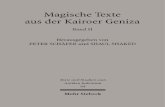 Texte und Studien zum Antiken Judentum...MTKG Magische Texte aus der Kairoer Geniza NS T.-S., New Series Or. T.-S., Oriental Boxes PGM Papyri Graecae Magicae PWCJS Proceedings of the