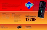Kurzanleitung FRITZ!Powerline 1220E OskAkCS.pdf Das Powerline-Netzwerk aufbauen 1. Stecken Sie die 2