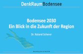 Bodensee 2030 Ein Blick in die Zukunft der Region · 2019. 7. 25. · Dr. Roland Scherer. 2007: Die Präsentation des Iphones. Von den langen Wellen zur disruptiven Innovation. 6.