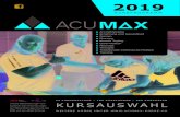 AcuMax Kurse und Weiterbildungen...Dr. med. Achim Eckert Alternativmediziner, Akupunktur-Diplom des International College of Acupun-cutre (Schweiz, 1979), ausgebildet in traditioneller