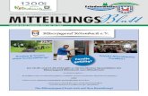 Amtsblatt der Gemeinde Friedenweiler MITTEILUNGS...2020/09/05  · Nadja Werne, Reisel ngen 07654 806585 Weitere wichtige Nummern: Bürgermeisteramt 07654 9119-0 Benedikt-Winterhalder-Halle