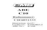ABE C10 - felgen.jfnet.de 605_15_abe.pdfzur Erteilung eines Nachtrags zur ABE 47180 ANLAGE: 7 Radtyp: C10 605 Hersteller: CMS Automotive Trading GmbH Stand: 28.07.2009 _____ Seite: