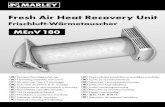 Fresh Air Heat Recovery Unit · 2020. 3. 27. · klasse 3 nach VDI 2719) Sendeleistung-9,51 – -9,55 ERP (dBm) Frequenz 433 – 434 MHz Batterie CR2025 Dati tecnici* MEnV 180 Classe
