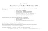 Persönliches zur Rechentechnik in der DDRhorstvoelz.de/kontakt/RechnenMuenchen.pdfRechnenMünchen.doc H. Völz angelegt am 18.12.12+13.3.15 aktuell 16.03.2015 Seite 1 von 38 Prof.