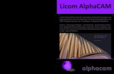 Licom Holzprospekt 2014 - Licom AlphaCAM: Holzbearbeitung, … · 2014. 3. 28. · 3D-Relief zu erstellen, ist das Programm Licom AlphaCAM ART. Die Aspire Modelling Technologie erstellt