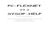 SYSOP-HELP - packet-radio.infopacket-radio.info/.../anleitungen/pc-flexnet-sysop-help.pdf · 2019. 4. 28. · 'SysOp-help' kann entweder vollständig ausgedruckt (dafür ist das Deckblatt